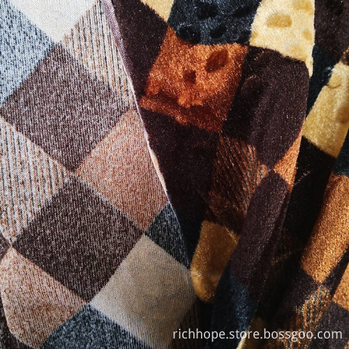 African Warp Velvet Wholesales Cheap Polyester Calico Fabric
